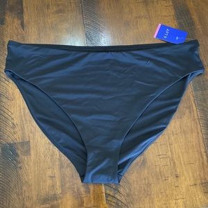High Leg Mid Rise Bikini Bottoms